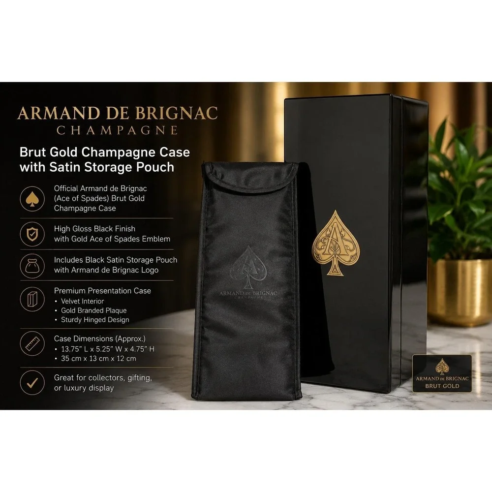 Armand de Brignac Ace of Spades Brut Gold Empty Presentation Box w/Sleeve‎